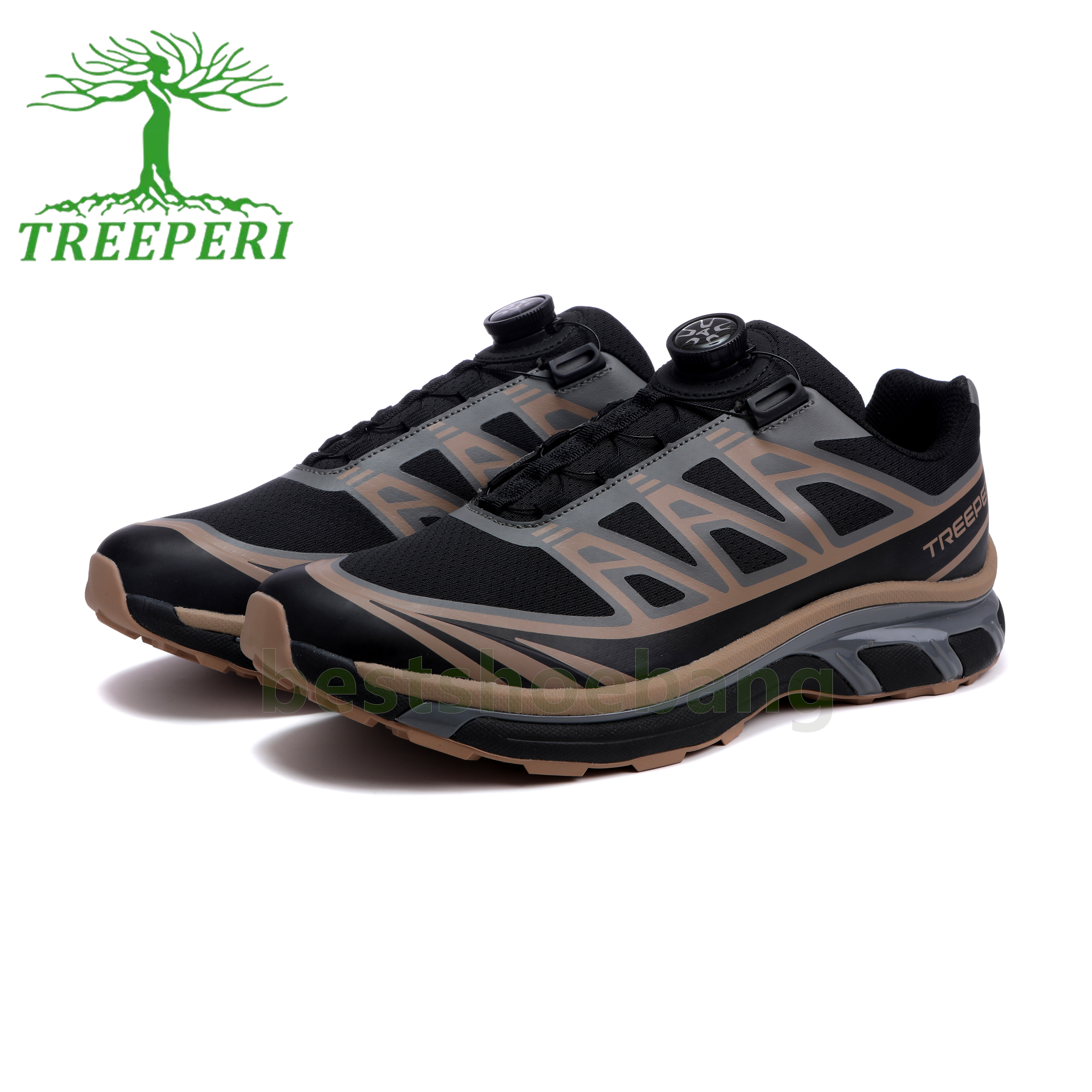designer sneakers womens Treeperi running shoes mens traiers T92 knob buckle men Thick-soled comfortable low-top Non-slip white black brown grey outdo