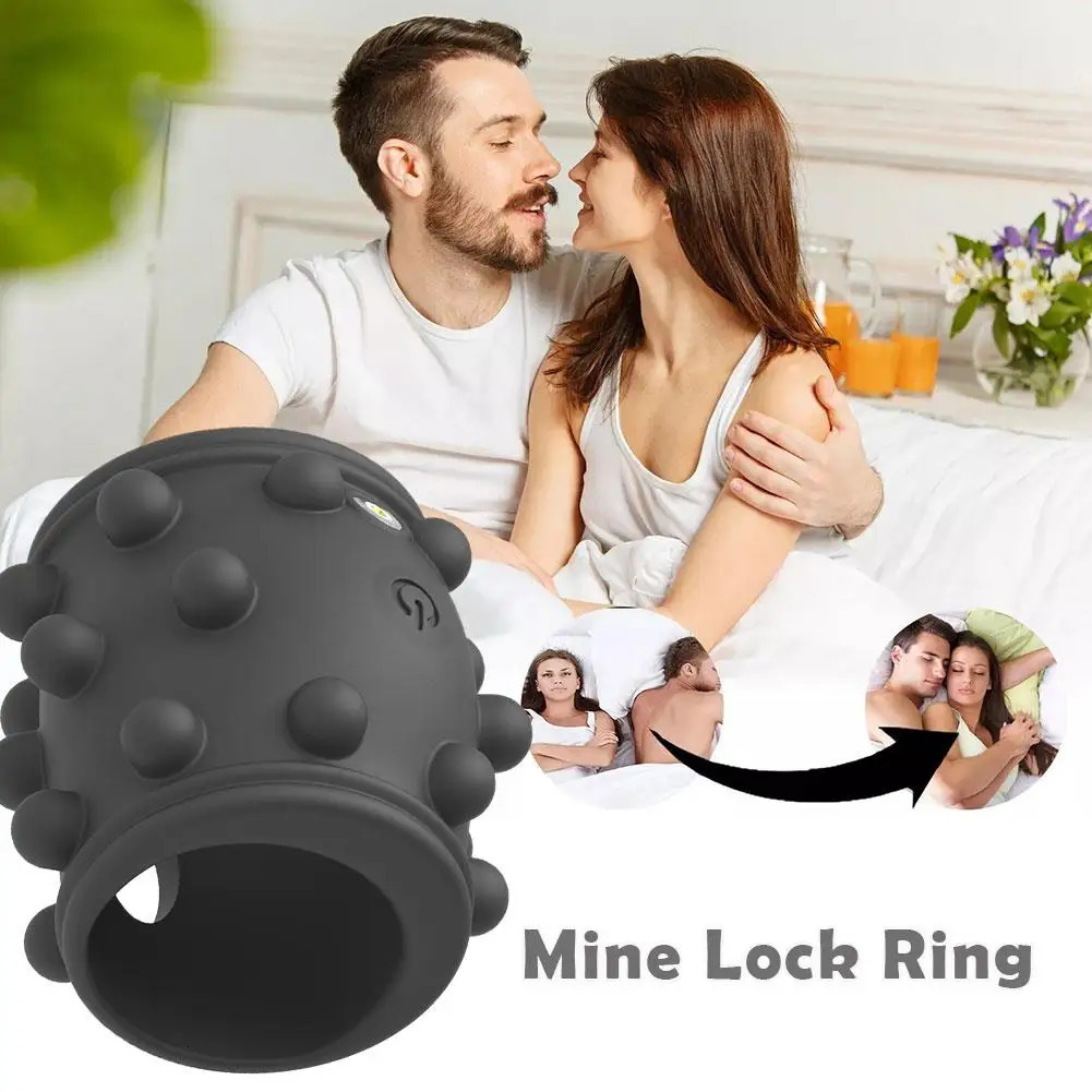 Penis Ring Vibrator Extender For Couple G Spot Stimulation Vibrating Cock Delayed Ejaculation Sex Toy Men 250519