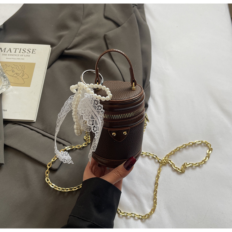 2025 Outdoor Style Free Delivery Designer High End Niche For Women's Summer New Fashion Crossbody Korean Version Handheld Mini Bucket Bag