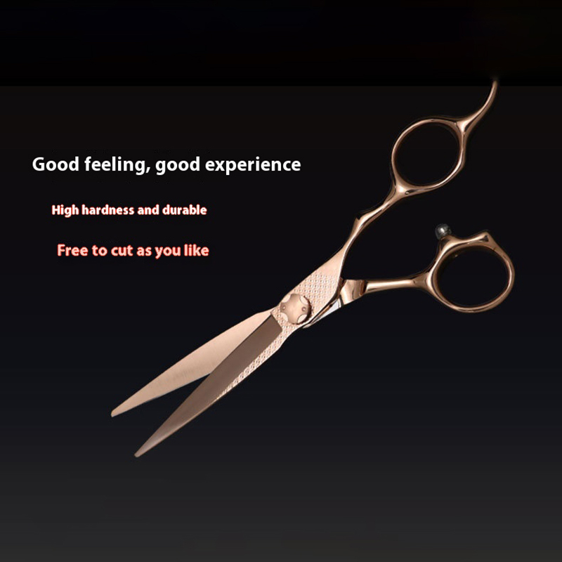 VG10 6Inch Salon Hair Stylist Professional Hairdressing Scissors Rose Gold Flat Teeth Thinning Shear
