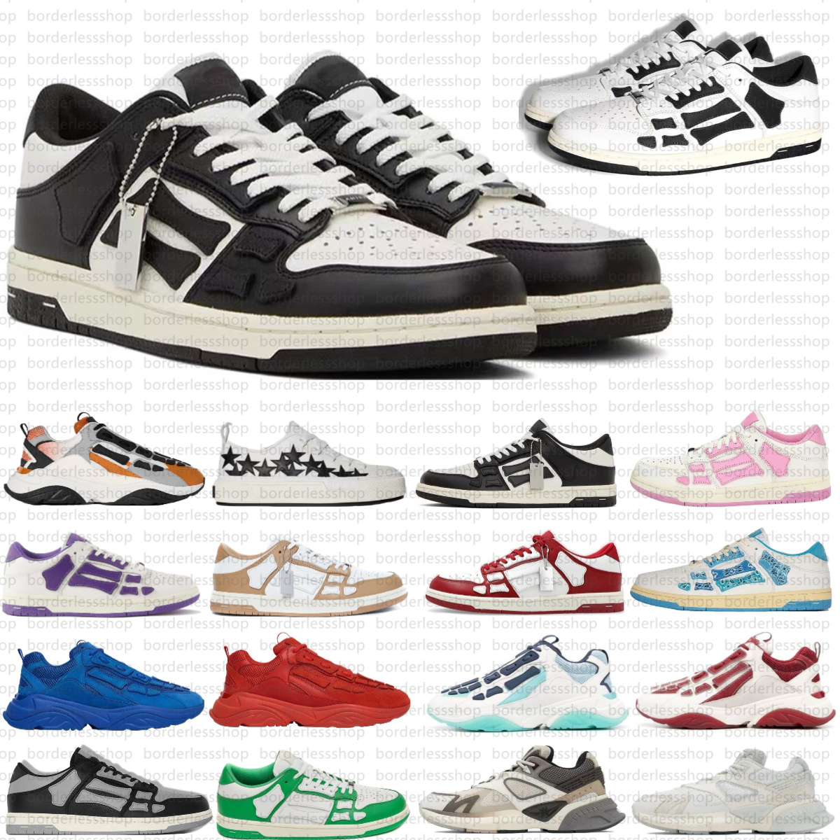Casual Shoes Amirirshoes Women Men Black White Bone Size 36-45