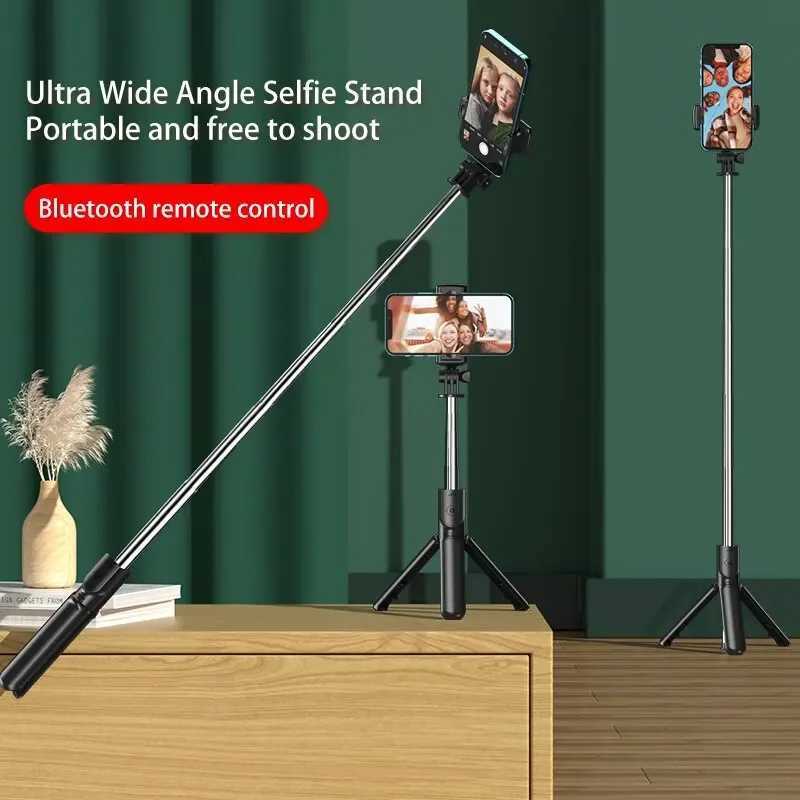 Wireless Selfie Stick Mini Tripod Extendable Monopod Remote Shutter For Phone Holder R250519