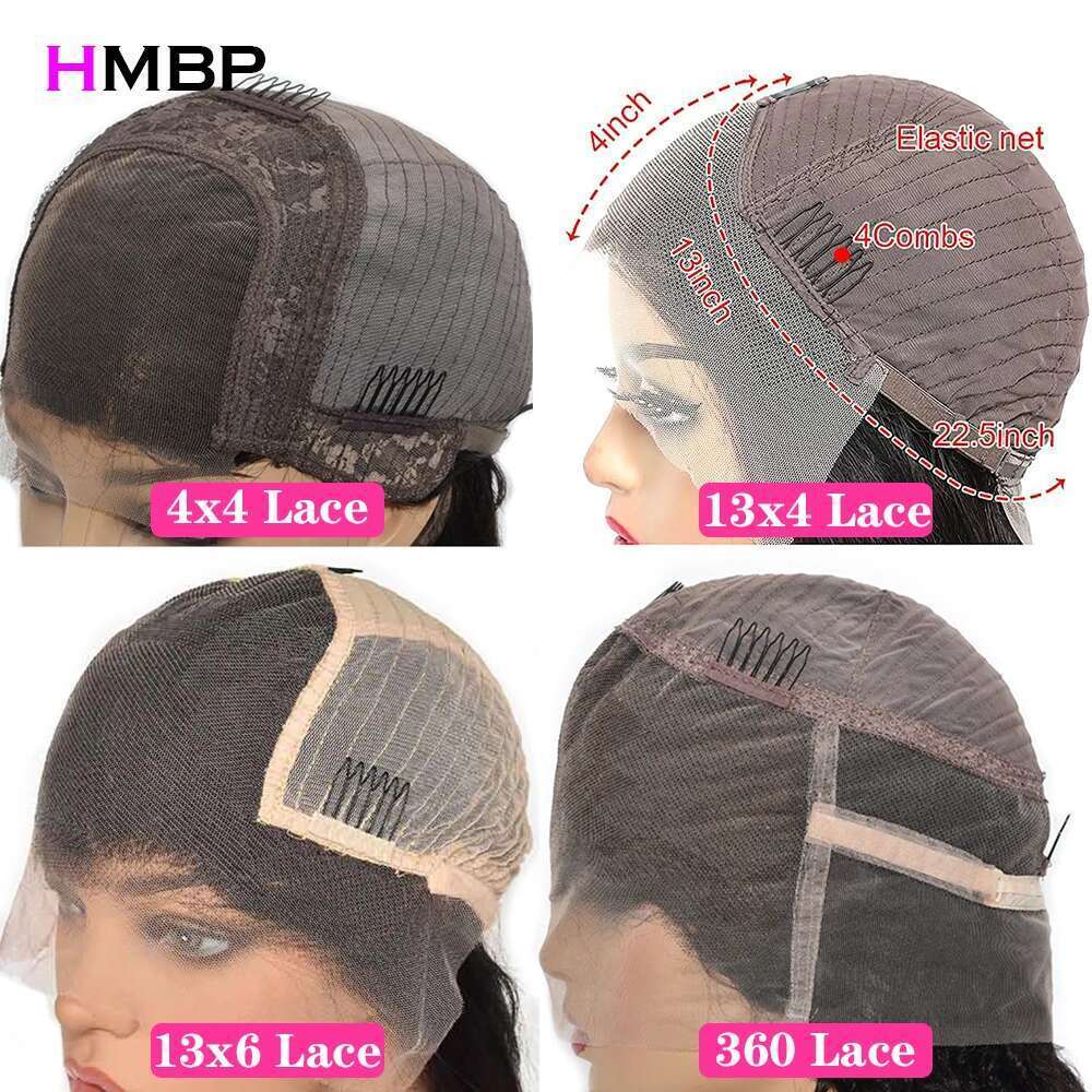 500 Afro Kinky Curly 13x6 Hd Lace Frontal Wig High Density Thick Wigs Real Human Hair