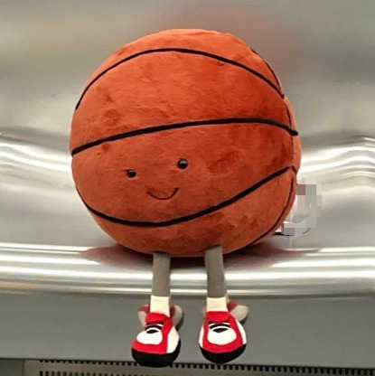 Plush Dolls Fun Sports Series Doll Basketball/Football Toy Baby Soothing toys