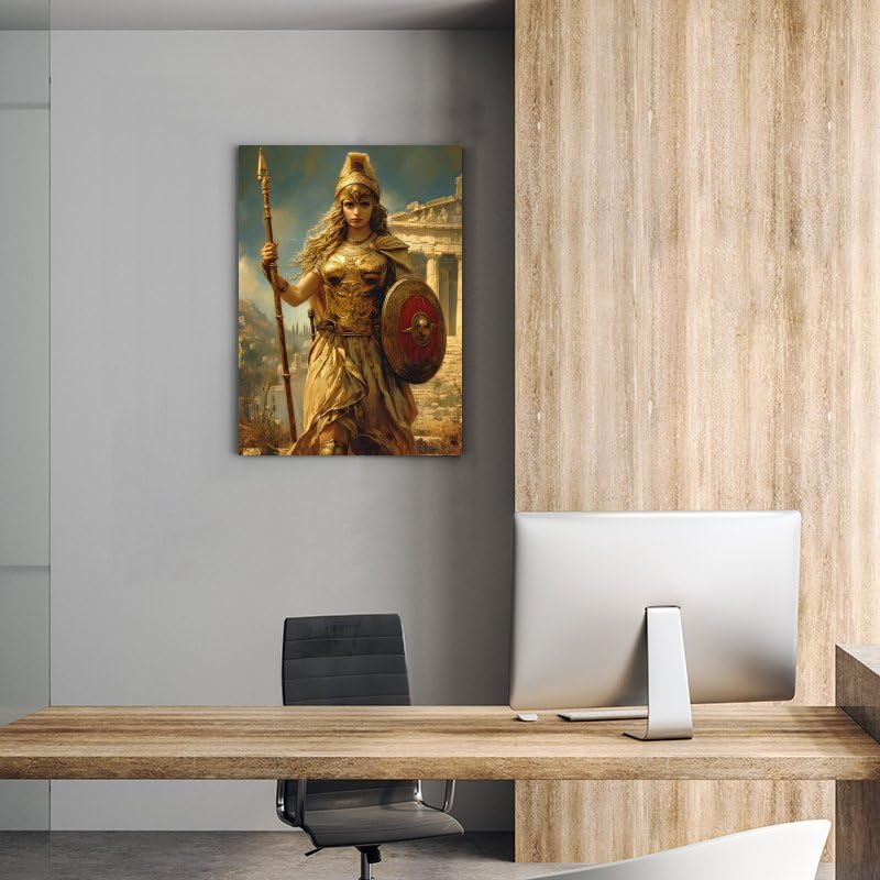 Athena Canvas Poster Wall Art Decor Print Picture Paintings for Living Room Gift ForBedroom Decoration 12x18inch(30x45cm)
