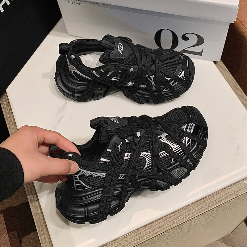 Couple Style Old Dirty Casual Shoes Spider Man Thick Soled Dad Women Spring Fashion Show New Height Increasing Sports Shoes Ddmysaturn