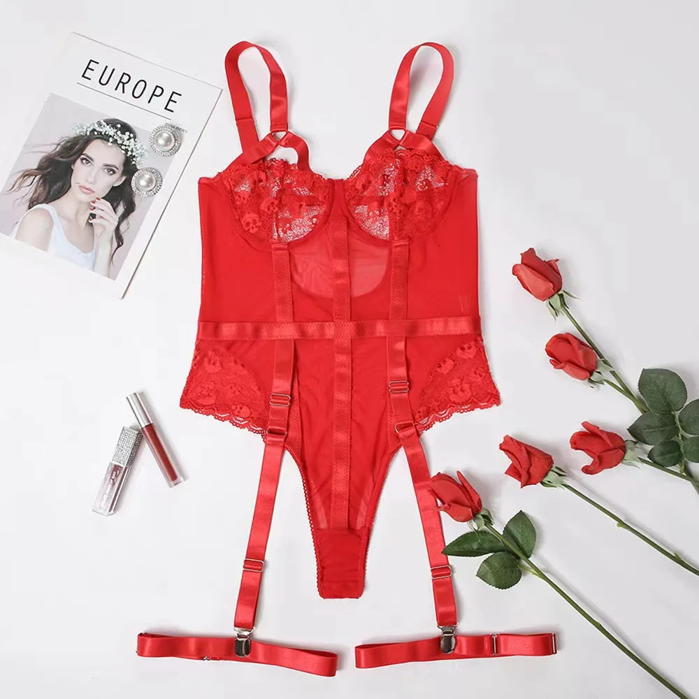 Erotic Sexy Lace Bra And Panty Set Underwear Transparent Exotic Sets Thong Woman Porn Fancy Sensual Lingerie Bodysuit 250519