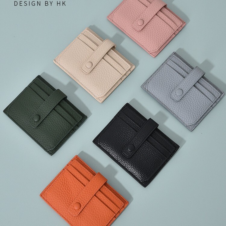 2025 Designer bag Casual All Match Free Shipping New Small Exquisite High End Compact Multi-slot Genuine Leather Ultra Thin Card Holder for Women wall