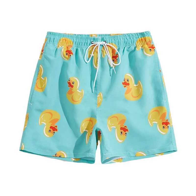 Hawaiian Ocean Fish 3D Print Beach Shorts For Men Casual Vacation Short Pants Male Bermuda Boy Surfing Board Shorts Y2k Trunks J250515TGB4