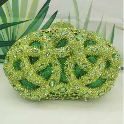High Quality Designer Bags XIYUAN AB Gold Rhinestone Crystal Clutches Women Evening Bags Wedding Party Female Handbags Mini Phone Case Clutch Purse Lu