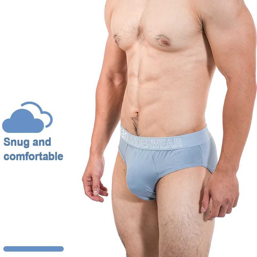 2pcs Fashion Mens Briefs Sexy Short Panties Simple Male Sports Underwear Everyday Breathable Underpants Large Size 6XL J250516