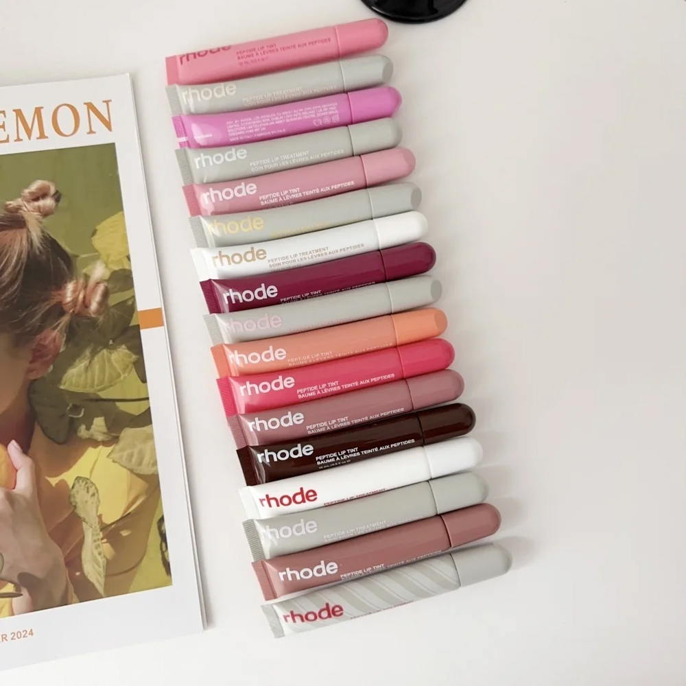 Rhode Lipstick Makeup Toast New Cheek Blush Cream Blusher Stick Lip Gloss Phone Case For iPhone INS SALTY TAN Raspberry Espresso Lipstick