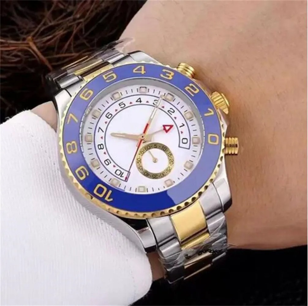 U1 Top AAA Classic Reiox Yachts Masters 2 Nautical Mens Luxury Designer Watch Automatic Mechanical Fashion Stainless Steel Waterproof Luminous Sapphire Watch luxe