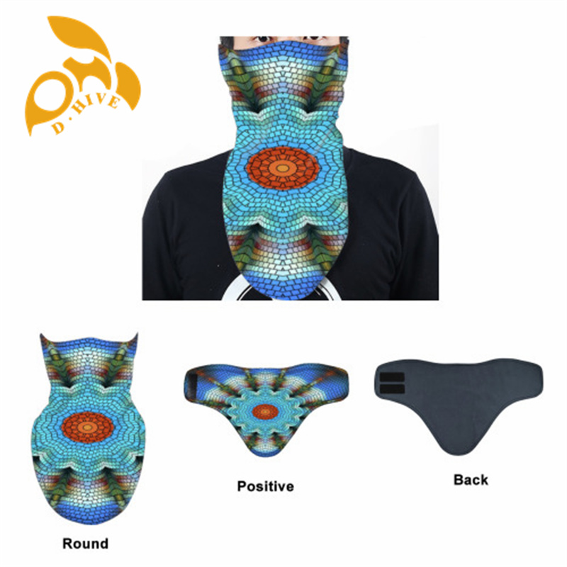 new Ski mask made of polyester, comfortable and easy to wear, multifunctional face scarf for outdoor activities