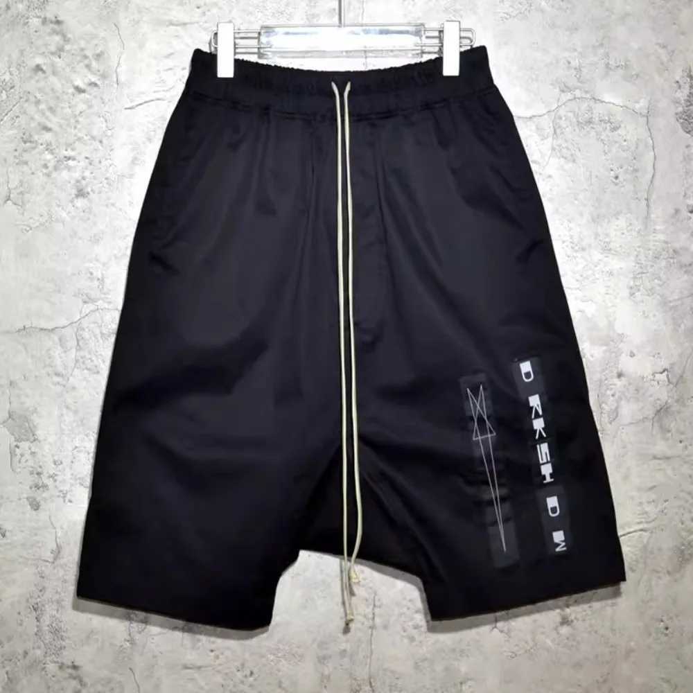 Dark Ro RICK cotton High Street Shorts Mens Summer Thin RODarkshdwRickwens Harlan Pants Five Quarter Pants J250515