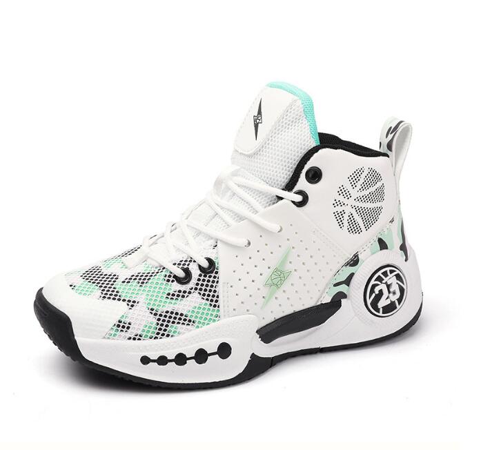 Adult Children's Mesh Basketball Shoes Boys' Practical Anti slip and Wear resistant Running Shoes Middle School Ball Shoes Z 5.19-4