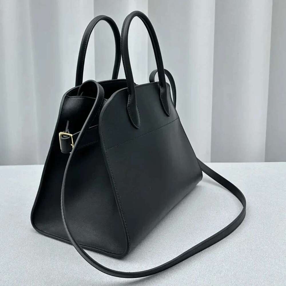 High End Leather Margaux 12 Stylish Minimalist Shoulder Handbag for Women Designer Female Girls Large Tote Bag Travelling