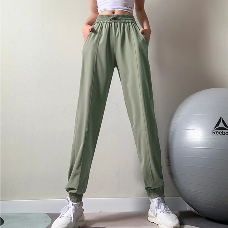 Women Training Pants Sports Trousers Exercise Fitness High Waist Tracksuit Running Jogging Sweatpants Workout Yoga 250513Z