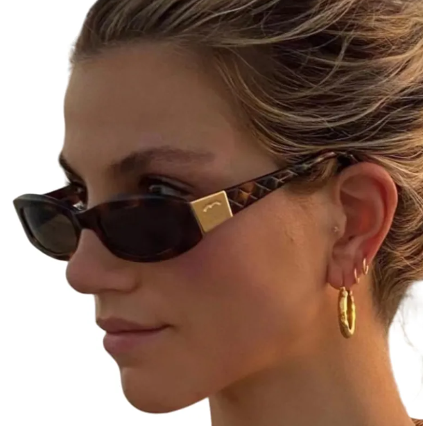 6198 Designer sunglasses for women men glasses Fashion New small Square glasses Purple lens outdoor shades luxury designer glasses 6721