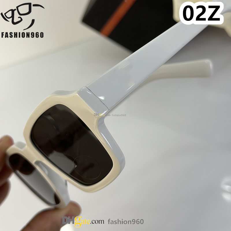 Square Mens Sunglasses for Women Designer Acetate fashion outdoor Nylon lenses Triangular signature driving Shades De Sol gafas Lunette Sonnenbrille 0