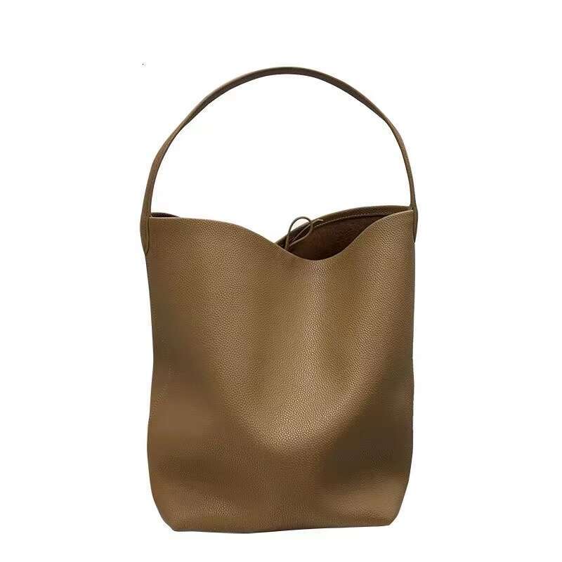 Tote Bag Autumn And Winter Underarm Bag Women Large Capacity Single Shoulder Tote Layered Cowhide For Commuting High End Feeling Bucket Bag Genuine Le