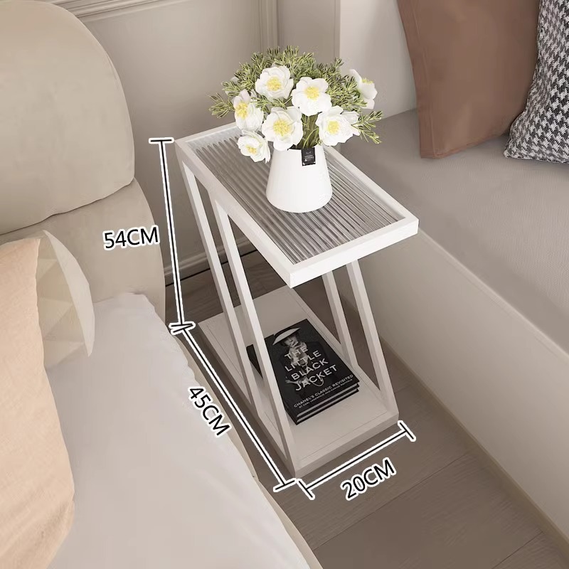 B5191 Small apartment living room corner several extremely narrow bedside tables multi-layer simple