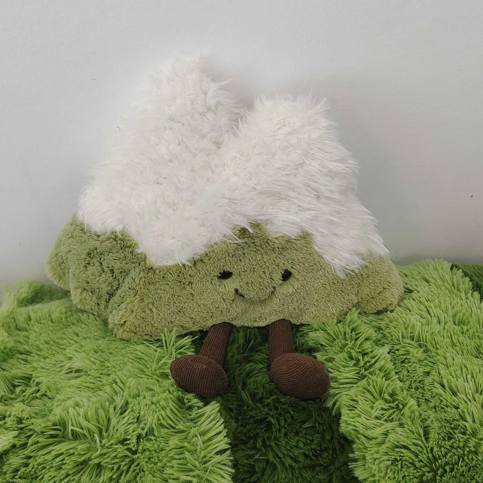 Plush Dolls New Fun Snow Mountain Baby Soft Plush Toy Soothing Doll Gift Giving