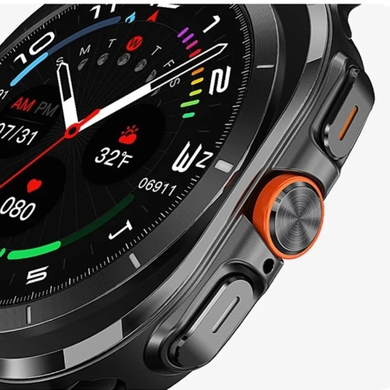 New WATCH ULTRA smart watch heart rate blood oxygen monitoring compass AI voice recording TWS 49mm watch7 Bluetooth wireless connection free shipping