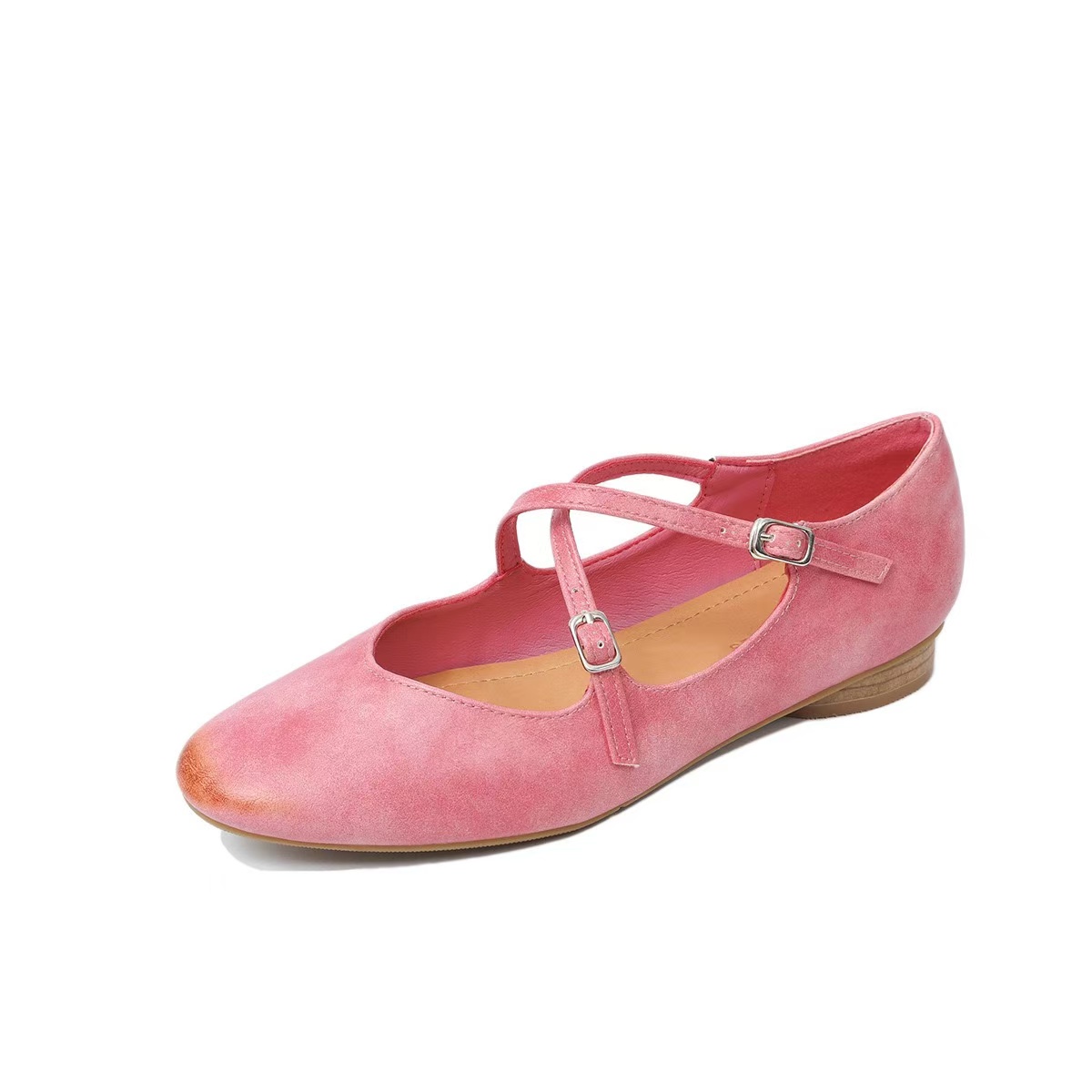 Autumn Women Fashion Round Toe Ladies Elegant Mary Jane Shoes Soft Flat Heel Outdoor Dress Ballerinas 241014