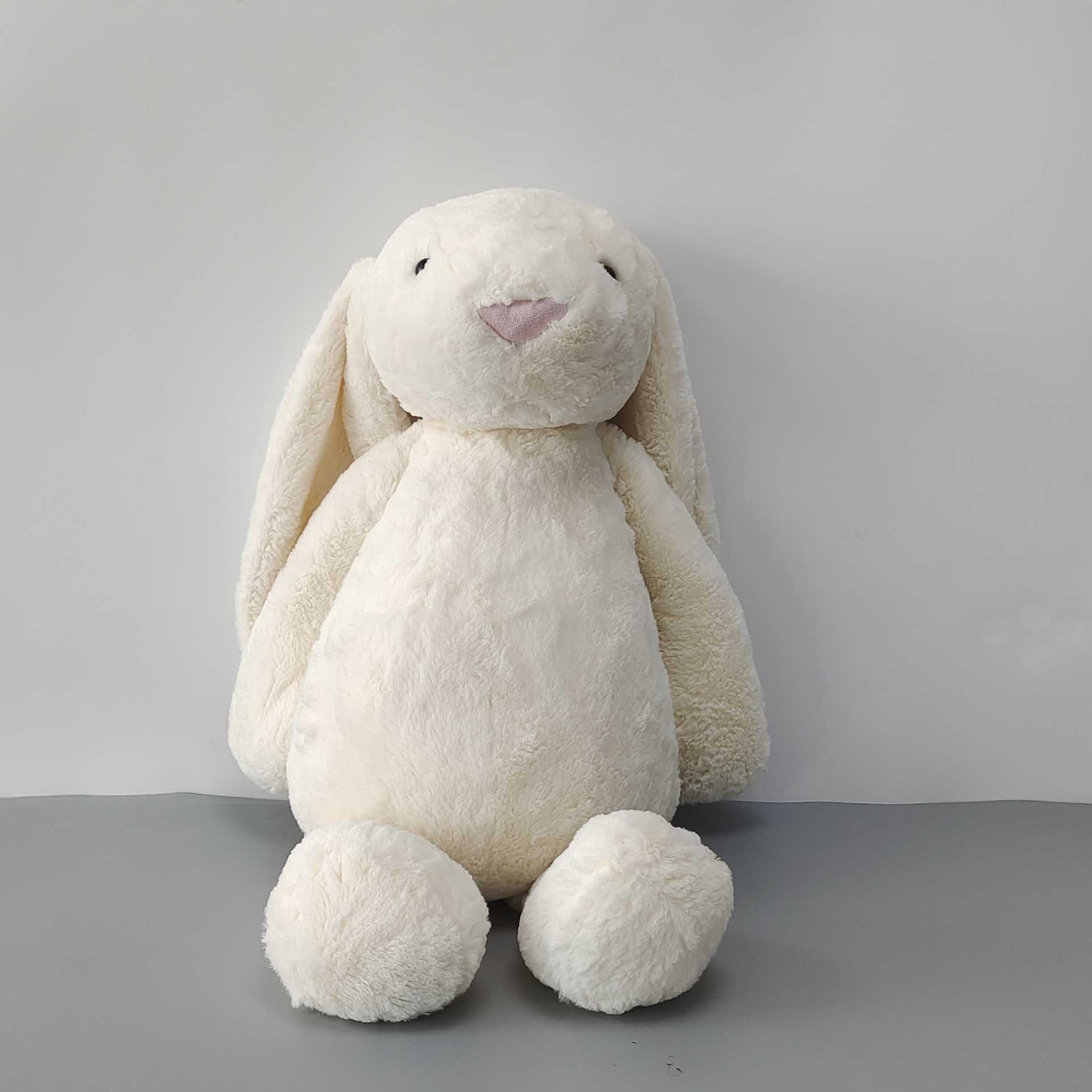 Plush Dolls Classic Shy White/Brown/Pink/Light Blue 51cm Bonnie Rabbit Soothing Doll Cute Plush Toy