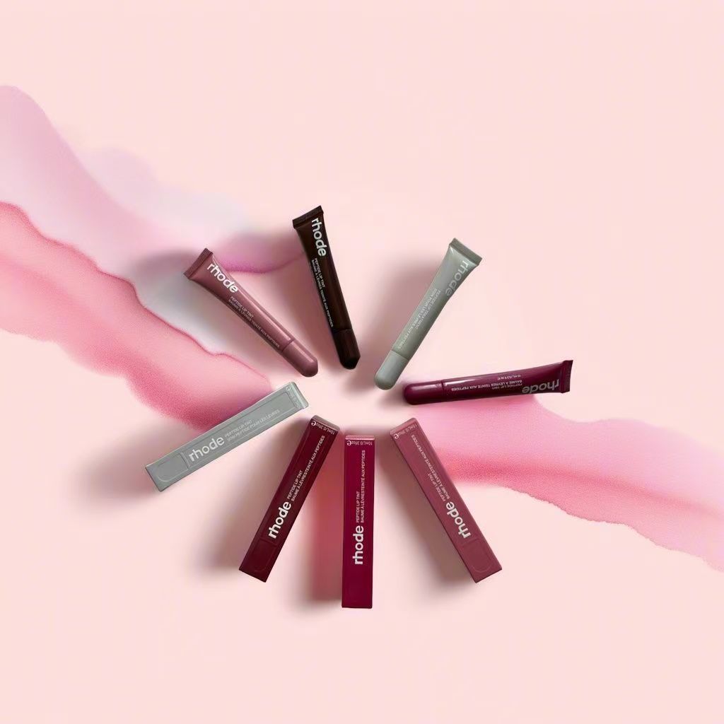 RHODE High Quality Pocket Blush 5.3g and Lip glpss in set Makeup Long Lasting Blush Stick Beauty Cosmetics 6 Color Piggy Freckle Toasted Teddy Sleep G