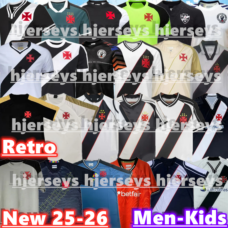 2024 2025 Vasco da Gama Soccer Jerseys 24 25 Alex Teixeira Medel Marlon Gomes PAYET MORATO SEBASTIAN LGBTQIA Retro 2010 Home Away Mens Football Shirt Camisa de Futebol