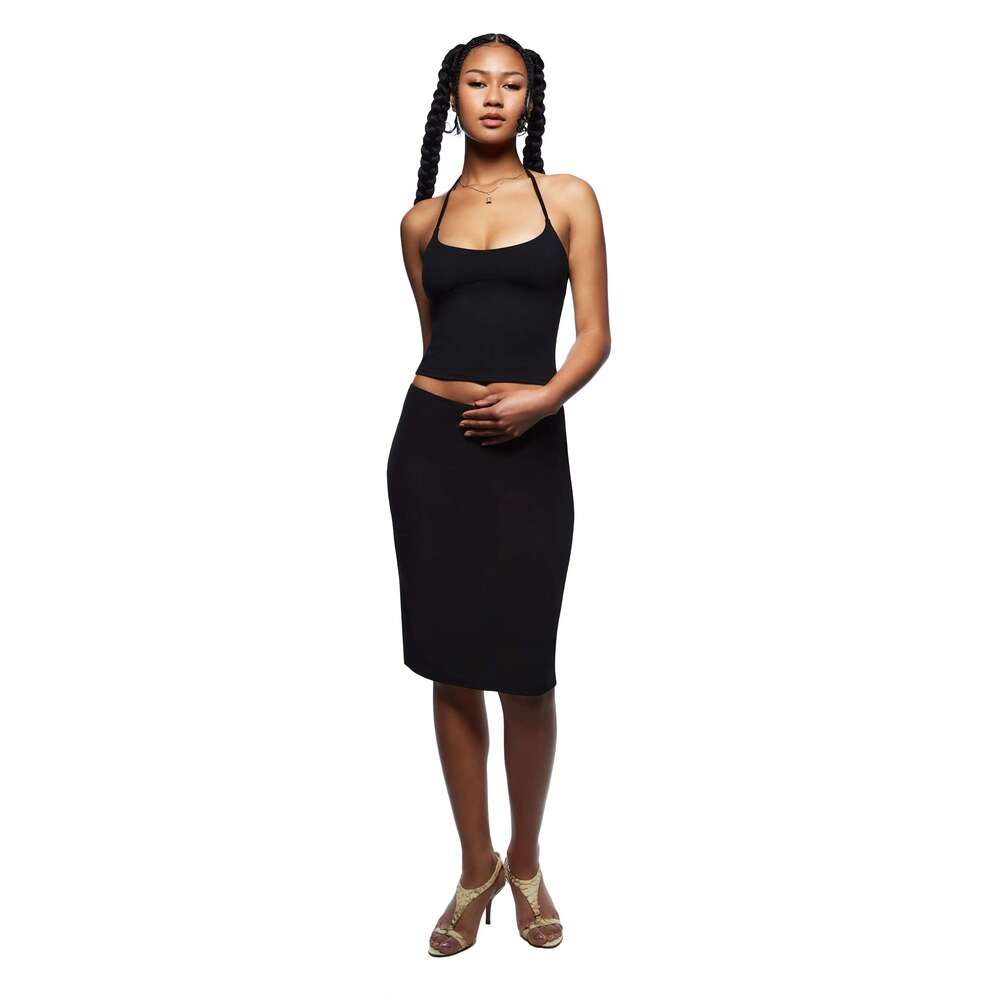 Tank Ai Oft And Creamy Textured High Elasticity Camisole Top With A Tight Fit Suitable For Fiess Wear