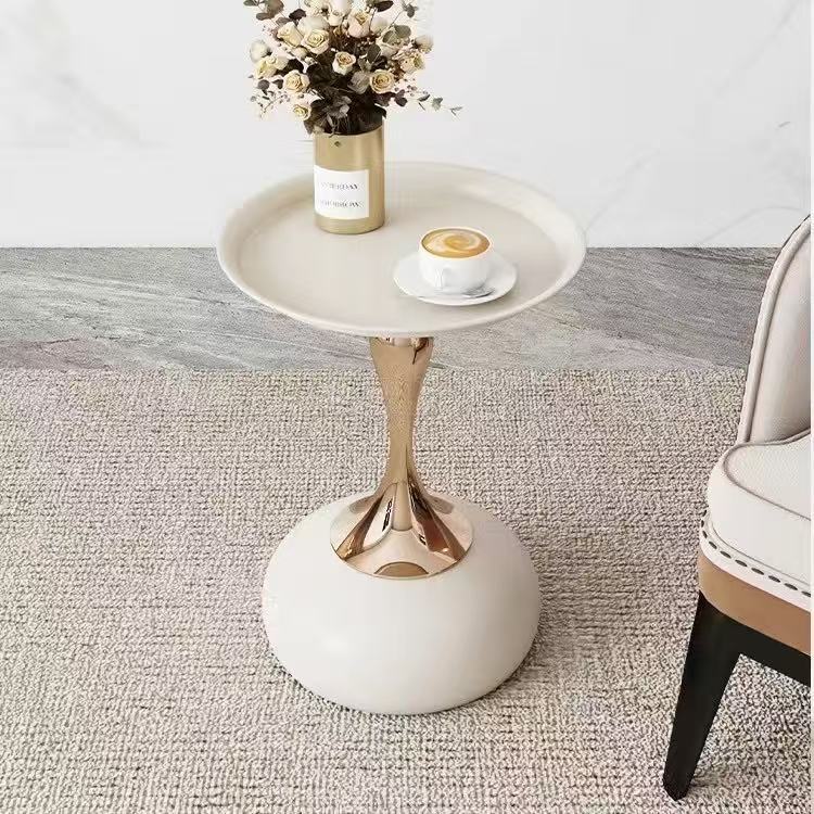 B5195 Sofa side table living room coffee table home creative modern simple round corner table small apartment