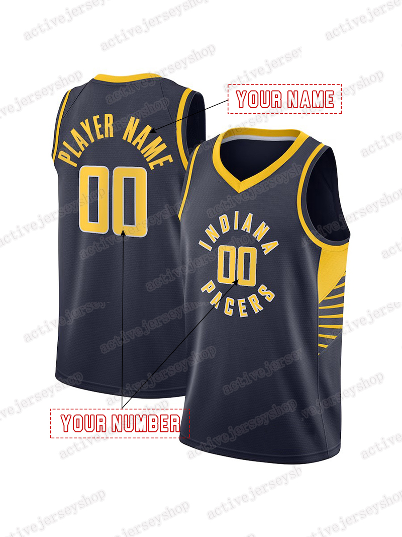 2025 City Edition Basketball Jersey 0 Haliburton Hield Turner Siakam McConnell Custom Jerseys Sweatshirt - Embroidered Mens Womens youth