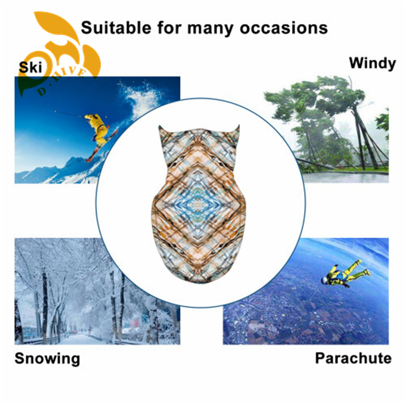 hot Ski mask made of polyester, comfortable and easy to wear, multifunctional face scarf for outdoor activities