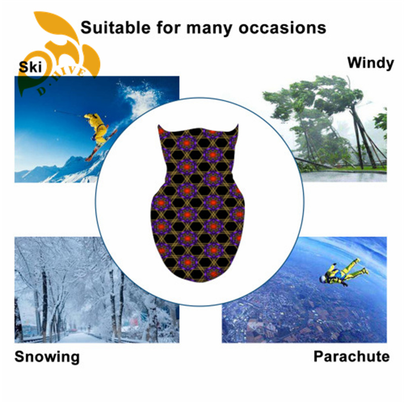 fashion Ski mask made of polyester, comfortable and easy to wear, multifunctional face scarf for outdoor activities