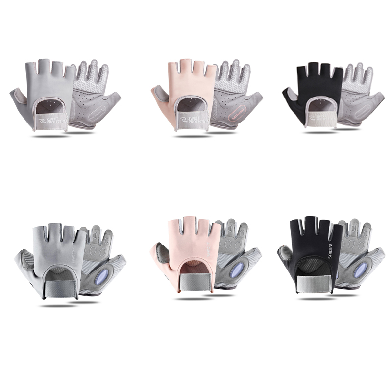 Full Palm Half Finger Sports Gloves Anti-slip Cycling Gloves Breathable Road Bike Mountain Biking Racing Gloves Sports Accessories Guard
