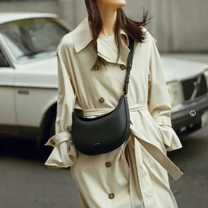 Crescent Designer New Pine Moon Series Woman Hobo Handbag Versatile Leather Shoulder Bag Fashion Purse Underarm Bags