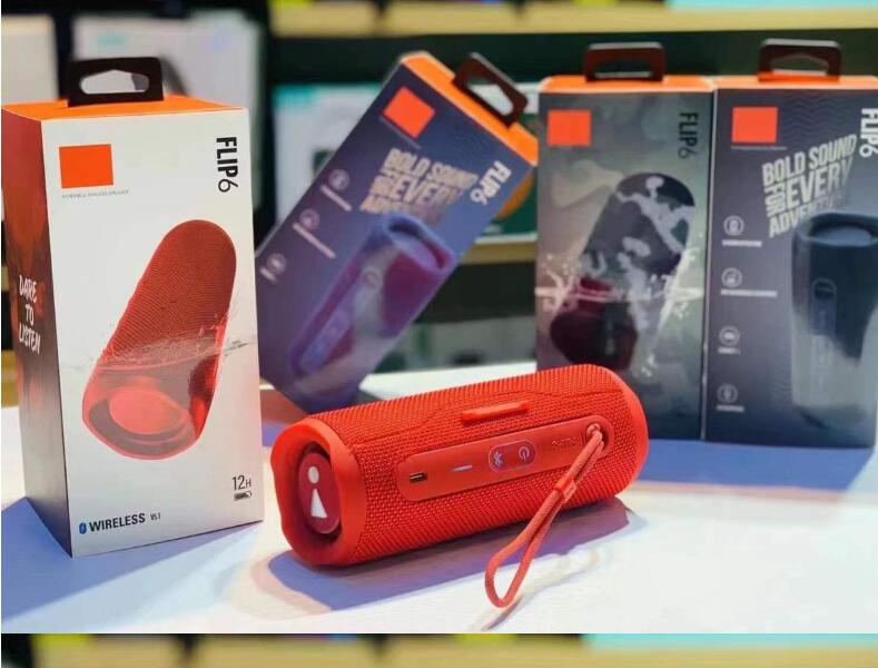 For Flip6 Bluetooth speaker outdoor portable dual-speaker TWS plug-in subwoofer Bluetooth speaker