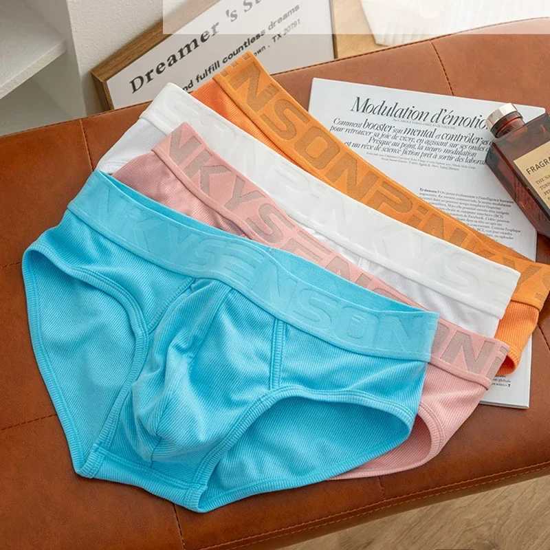 Mens Breathable Modal Briefs Sexy Soft Underpants Japanese Style U Pouch Adult Underwear for Comfortable Fit J250516