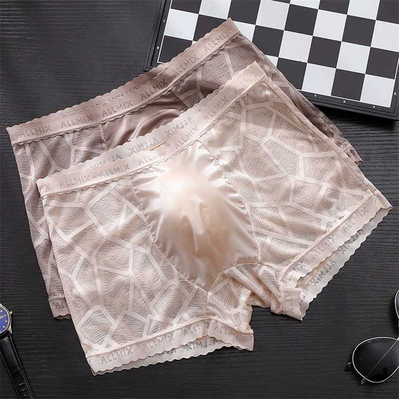 Choice boxers hombre 3D sexy ty mens underwear convex bag calzoncillos hombres letter lace thin cueca sexy toi for men boxer J250516