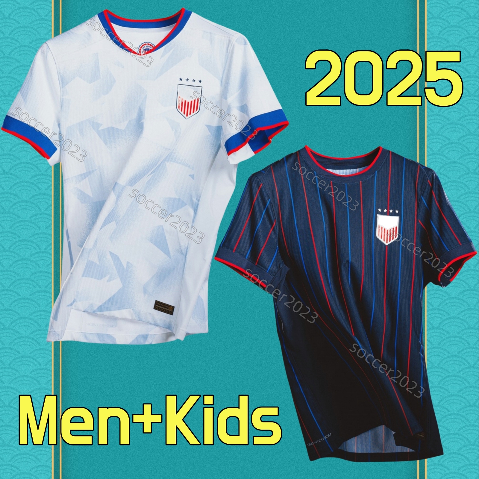 2025 Rose Lavelle PULISIC Soccer jerseys USWNT Megan Rapinoe Trinity Rodman Alex Morgan MCKENNIE ERTZ 24 25 2026 USAS Alex Morgan Lindsey Horan ERTZ WOOD Men Kids Kit