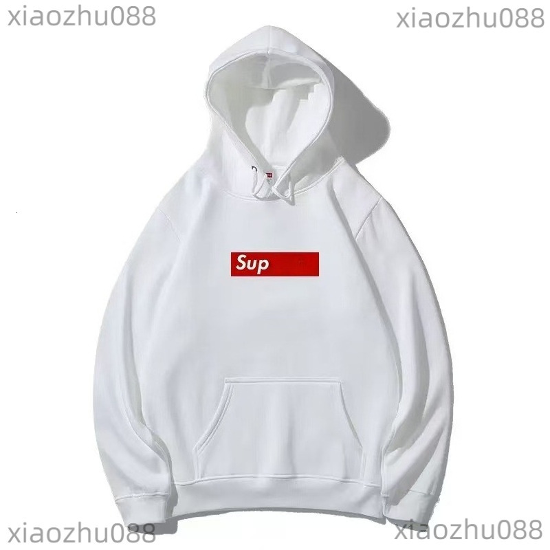 Men's Superme Hoodie Designer Hoodie American Street Fashion Brand Letter Embroidery Hoodie Men's Pure Cotton Plus Size Sweat Absorbing Y2k Hip-Hop 881