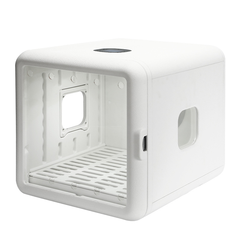 Smart Pet Hair Dryer Box with Sanitizing Function Quiet Home Grooming Dryer for Cats Dogs, Fast Drying, Germ-Killing Blower, Safe for Large/Small Pets