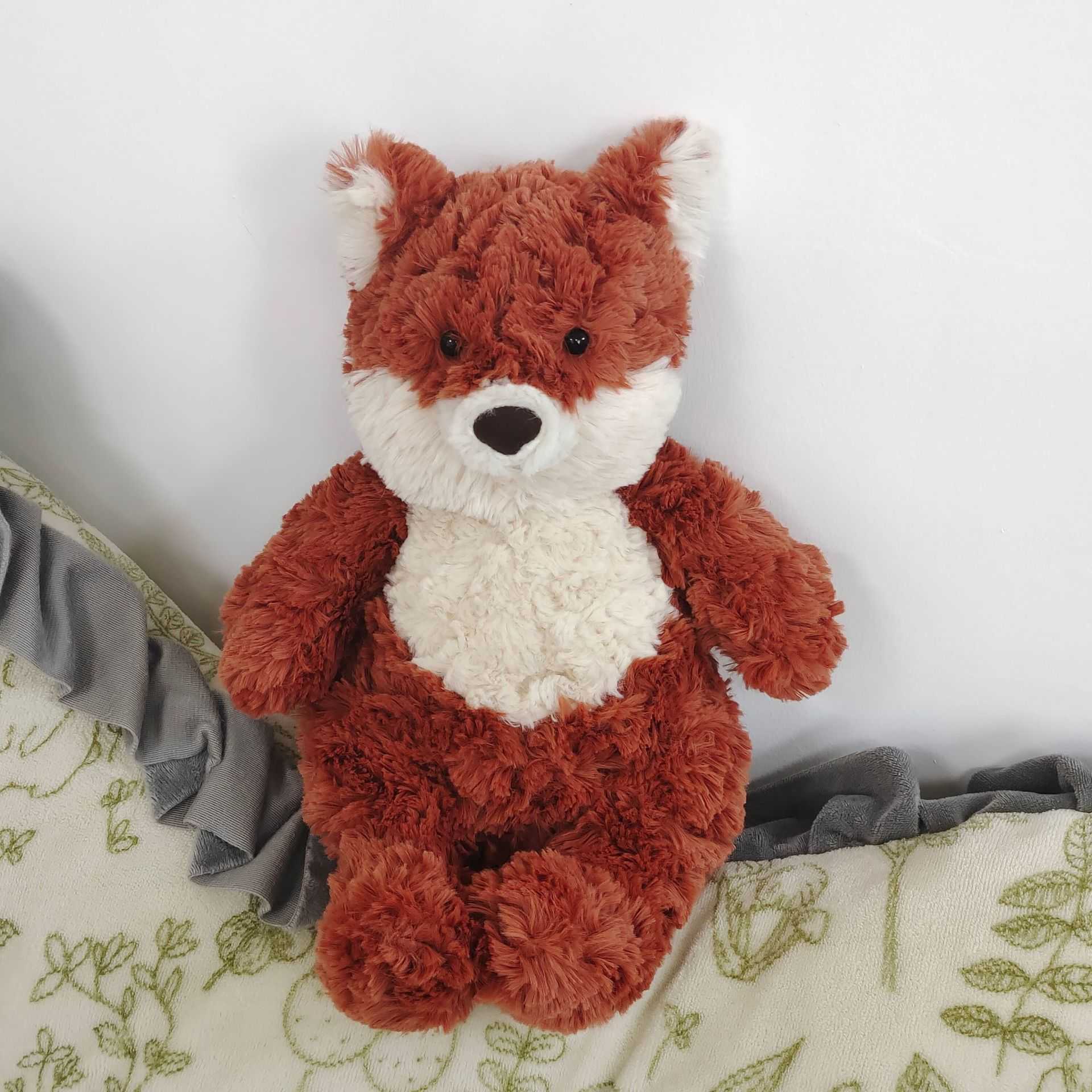 Plush Dolls New Mortimer Fox Plush Toy Super Soft Doll Soothing Doll Giving Gift