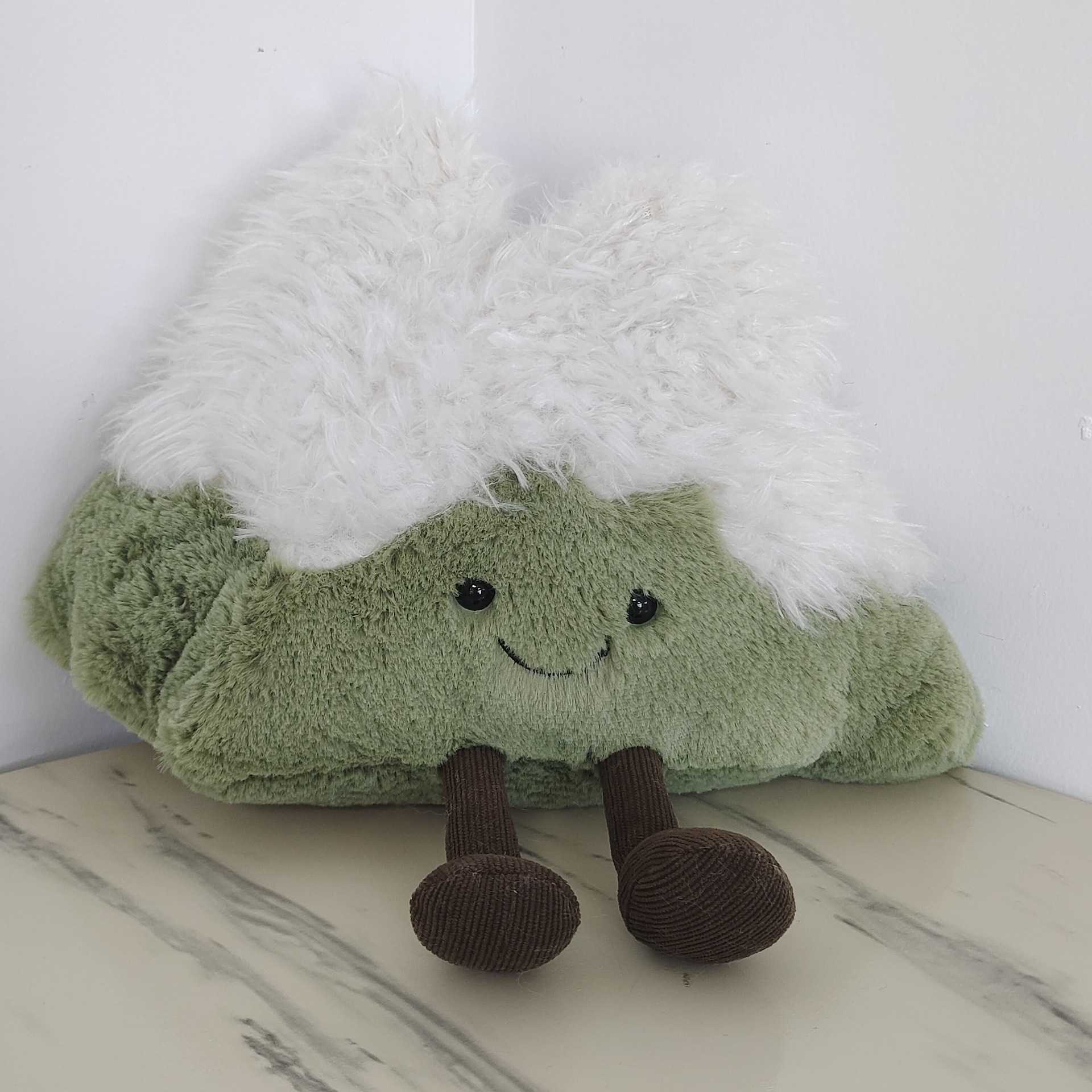 Plush Dolls New Fun Snow Mountain Baby Soft Plush Toy Soothing Doll Gift Giving