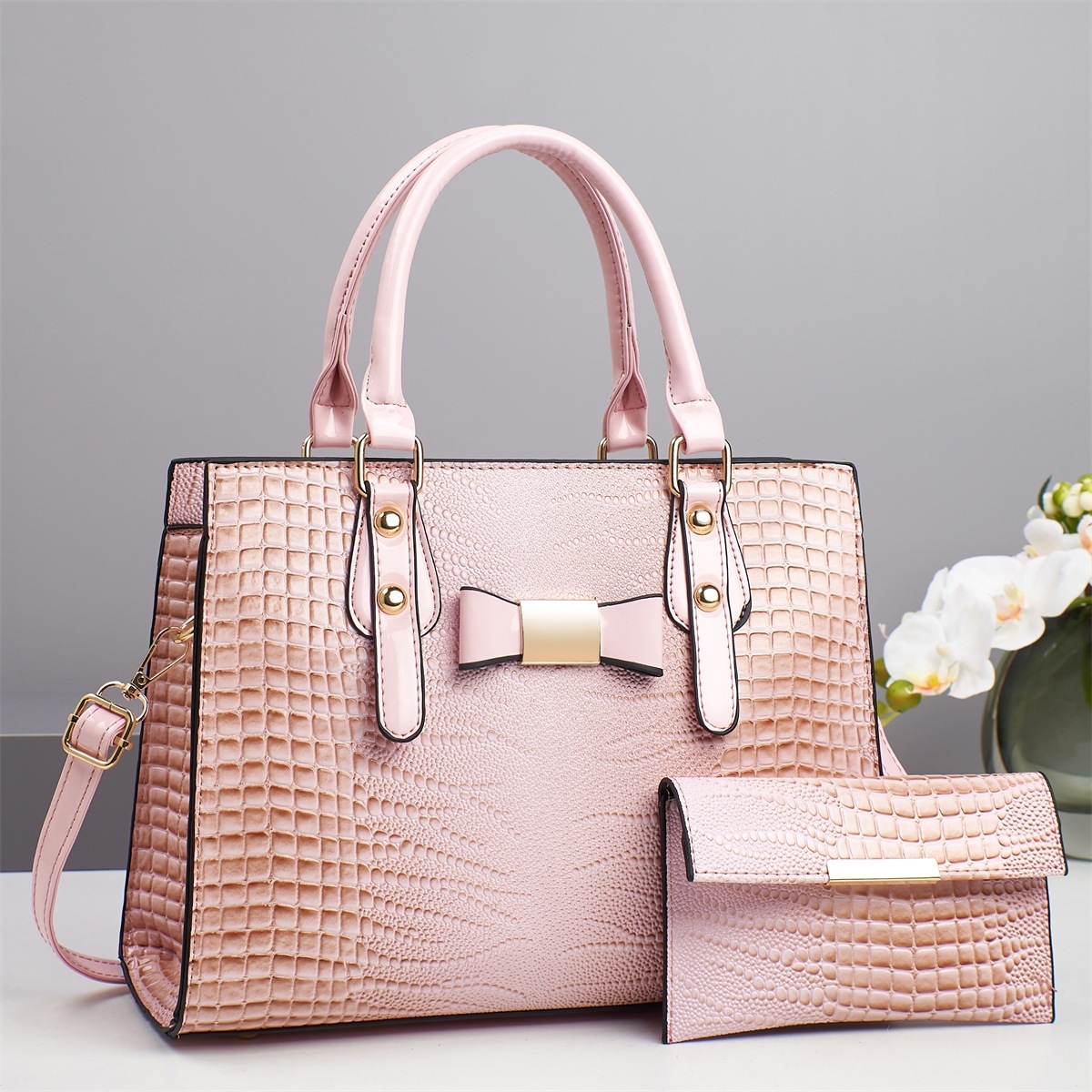 2025 New Outdoor Style Luxury Free Delivery Designer Bag Fashionable Commuter Single Shoulder Handheld Mother Premium Two Piece Set Women's Bag