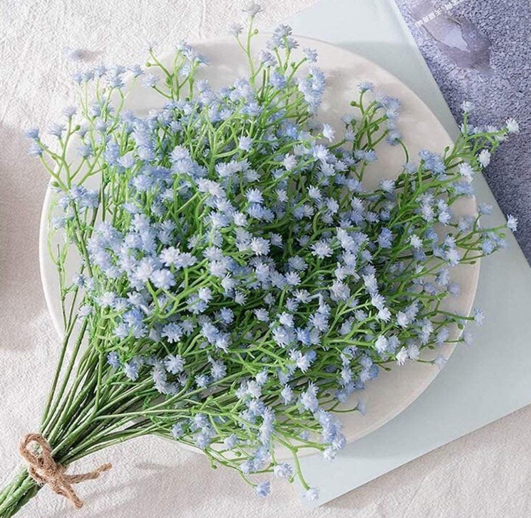 Babys Breath Artificial Flowers Gypsophila Real Touch Flowers for Wedding Party Home Garden Decoration