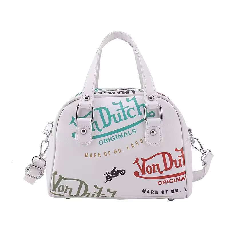 DHCollections Print Handbag Cute Shoulder Bag Women Crossbody Bag Fashion Graffiti Style Tote Bag for Girls Casual Daily Purse Lightweight PU Leather
